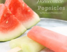 Homemade Healthy Popsicles